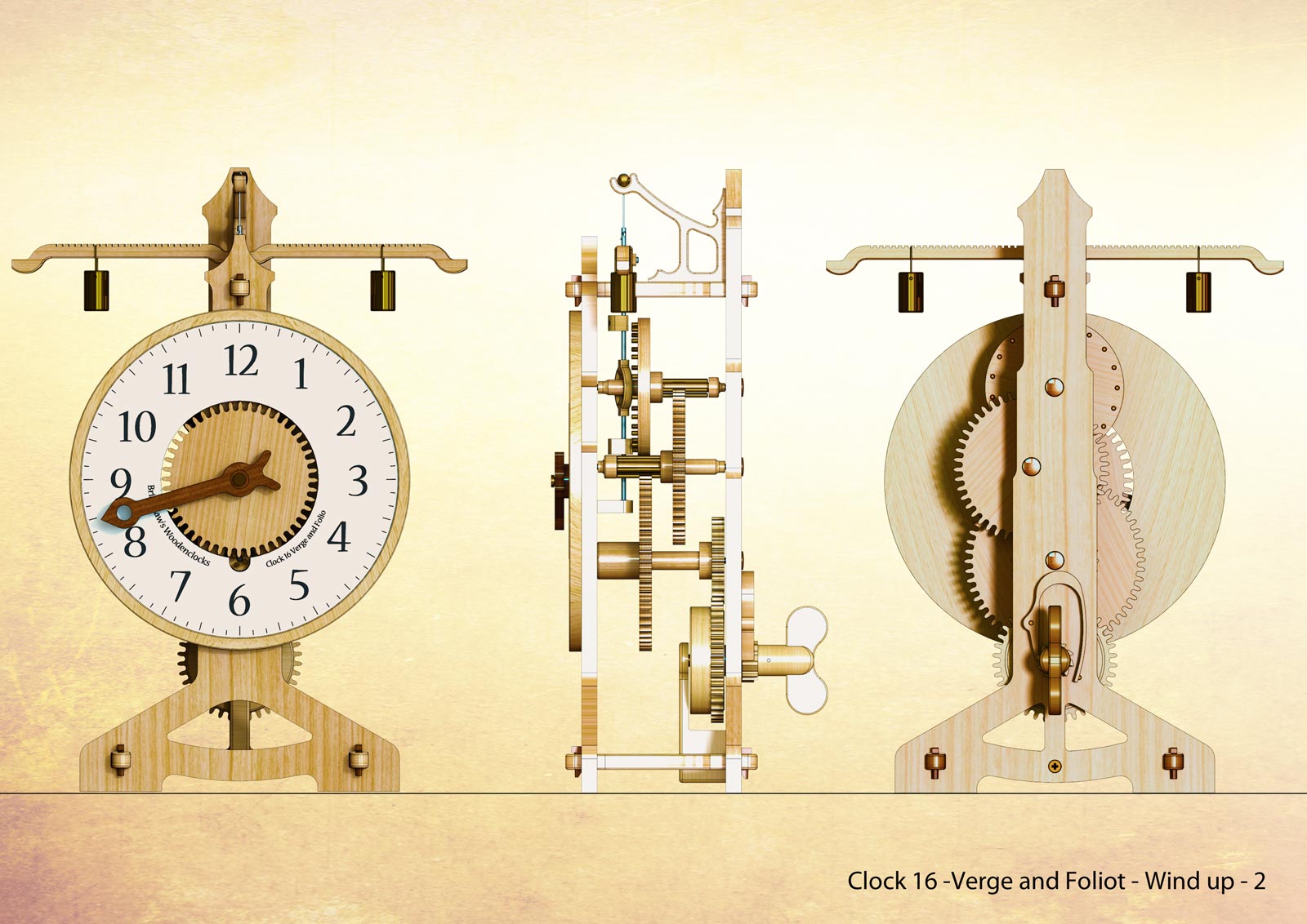 Часики / Clock (2023). Клок 16. Gw16 часы. Механизм внутри часов под названием " Verge and Foliot " контролирует часы. Биология часы 2023